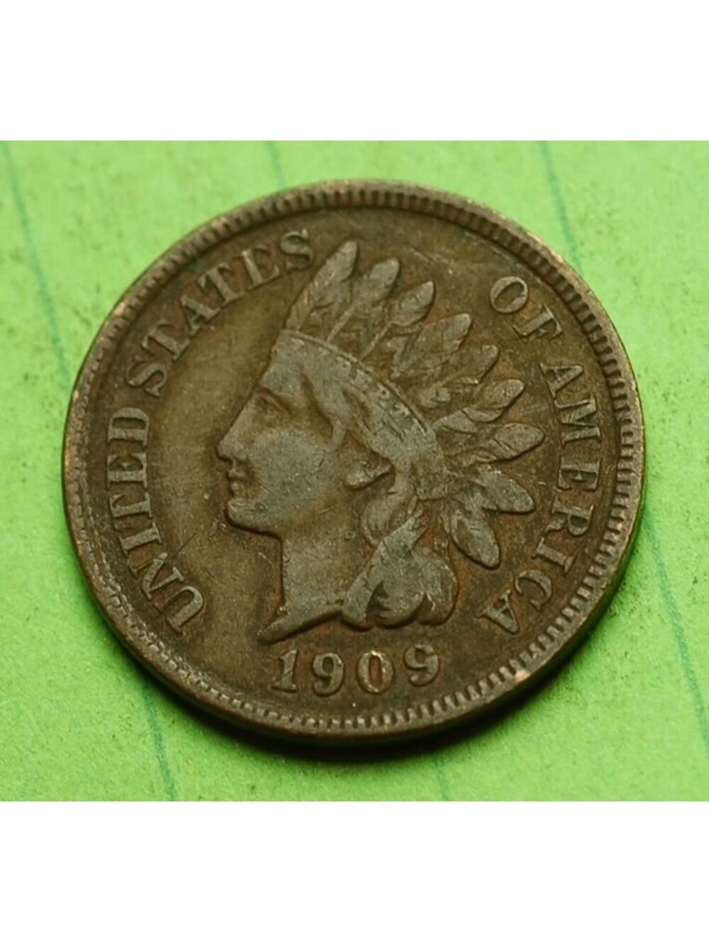W908 1909 Indian Head Cent Penny 1c - Check Out Our Store LIBERTY SHOWING!!